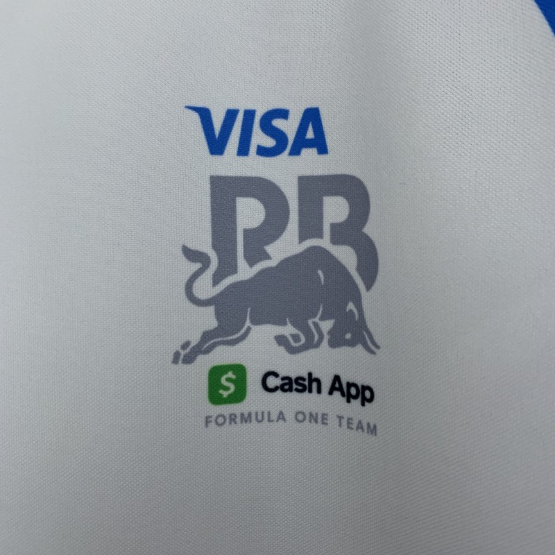 2025 F1 Formula RedBULL White/Blue T-Shirt