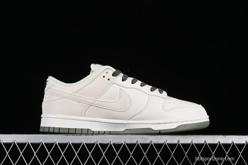 Nike SB Dunk Low Collaboration Triple Swoosh Military Green Colorway Low-Top Casual Skateboarding Shoes - NK5639-323