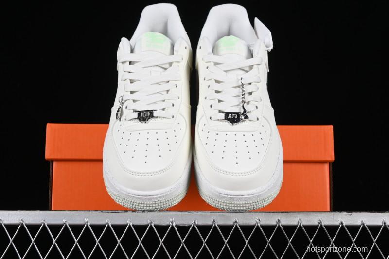 Nike Air Force 1 '07 Low Casual Sneakers with Full-Length Air Cushion - FN8540-100