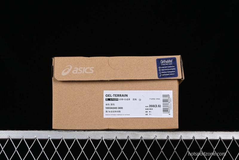 Asics Gel-Terrain Retro Breathable Casual Shoes Cushioned Men's Durable Running Sneakers - 1203A342-300