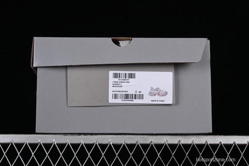 Balenciaga Runner Kith Four Color Retro Casual Sneakers - W3RXP9260