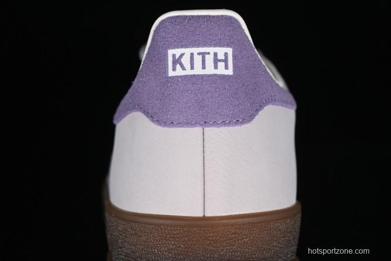 Adidas Originals Gazelle Indoor Kith Retro Casual Slip-Resistant Wear-Resistant Low-Top Sneakers - IH0120