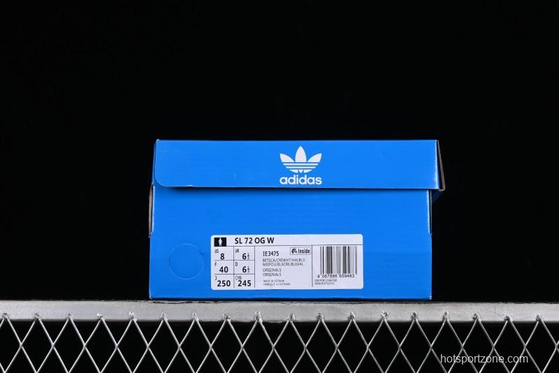 Adidas Originals SL 72 Retro Running Shoes with Ecotex Tongue and EVA Midsole - IE3475