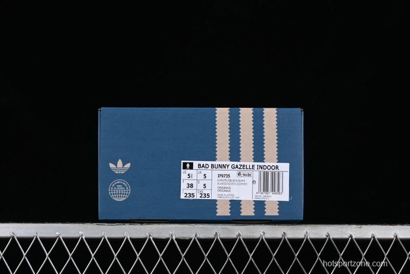 Adidas Originals Gazelle Indoor Bad Bunny Retro Casual Non-Slip Low-Top Sneakers - IF9735