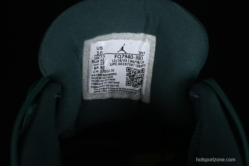 Nike Air Jordan 4 Remastered Military Green Retro Sneakers - FQ7940-300