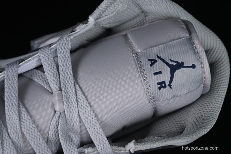 Nike Air Jordan 1 Mid AJ1 Basketball Shoes in Grey Blue - DQ8426-104