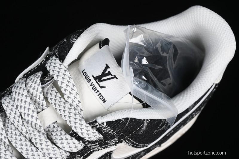 Nike Air Force 1 '07 Low LV Collaboration - Starry Night Black Low-Top Casual Sneakers - SJ2088-002