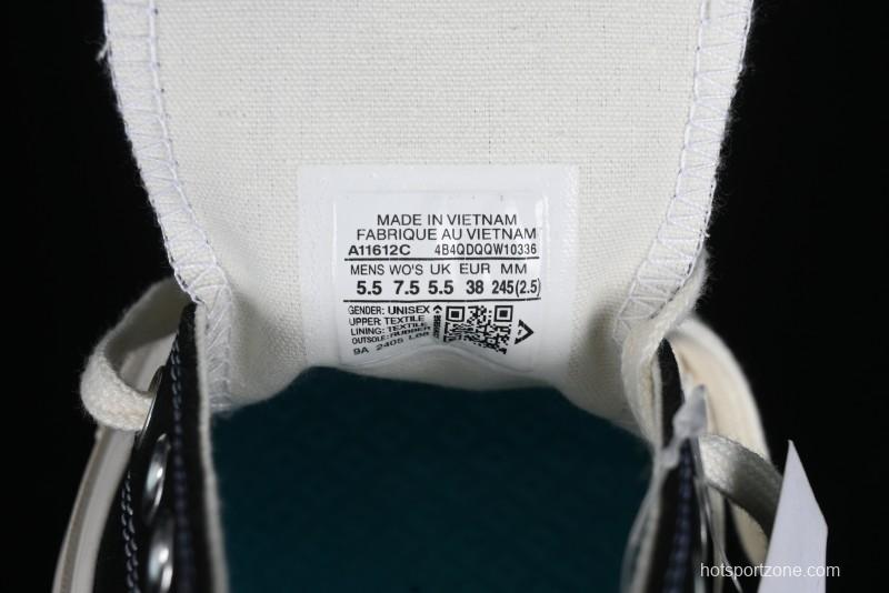 Converse Chuck 70 SNL Low Top Canvas Sneakers with Star Embroidery and Metal Studs - A11612C