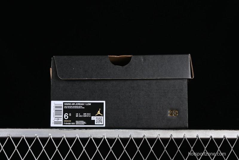 Nike Air Jordan 1 Low AJ1 Rose Pink Low-Top Casual Lifestyle Sneakers - FV8486-600