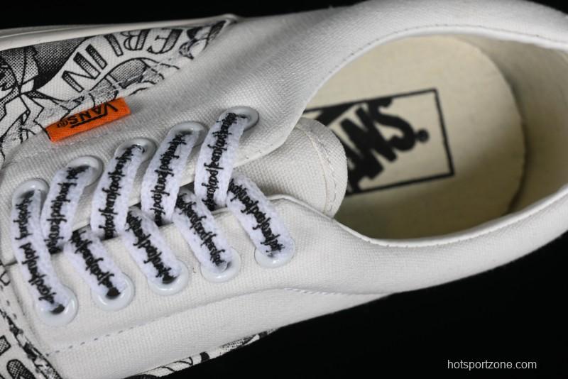 Vans OG Classic Slip-On LX & OG Era LX Sneakersntuff LA Graffiti Collaboration Low-Top Skate Shoes - VN000EYEBPJ