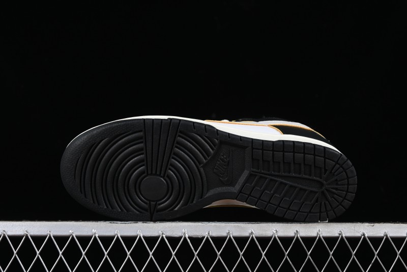 Nike HUF x SB Dunk Low "San Francisco" Black White Panda Skateboarding Shoes - FD8775-001