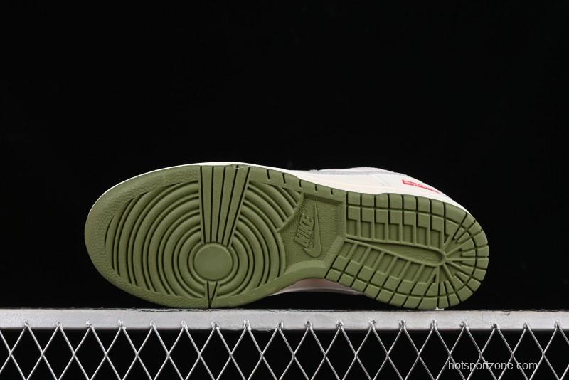 Nike SB Dunk Low Supreme Collaboration - Beige Anniversary High-End Custom Low-Top Casual Sneakers - XX2025-330