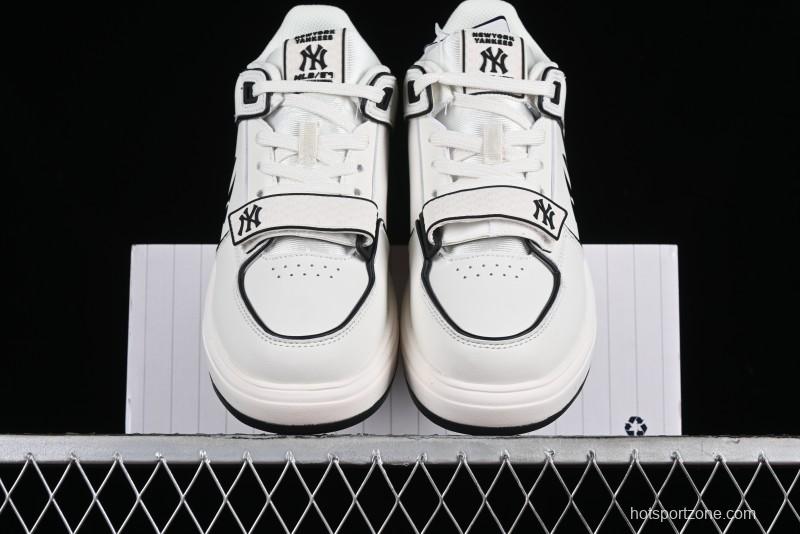 MLB Chunky Liner New York Yankees Hook & Loop Lightweight Platform Sneakers with 6cm Height Increase - 3ASXLMB3N50BKS