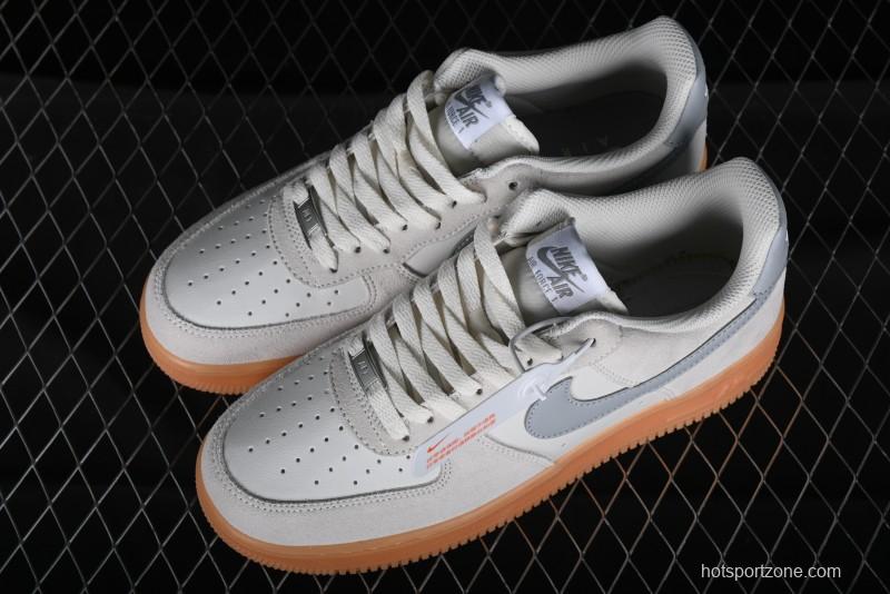 Nike Air Force 1 '07 Low Casual Sneakers with Full-Length Air Cushion - FQ8714-002