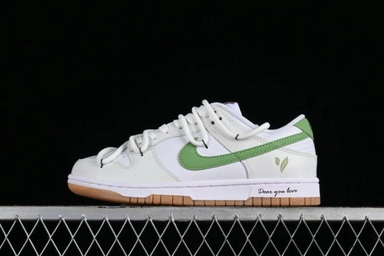 Nike Dunk Low SB Casual Sneakers Spring Summer Series Green Grape Camellia White Green - FD9922-151