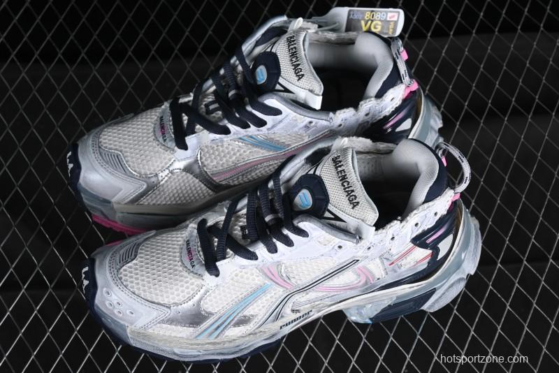 Balenciaga Runner Kith Four Color Retro Casual Sneakers - W3RMU9154