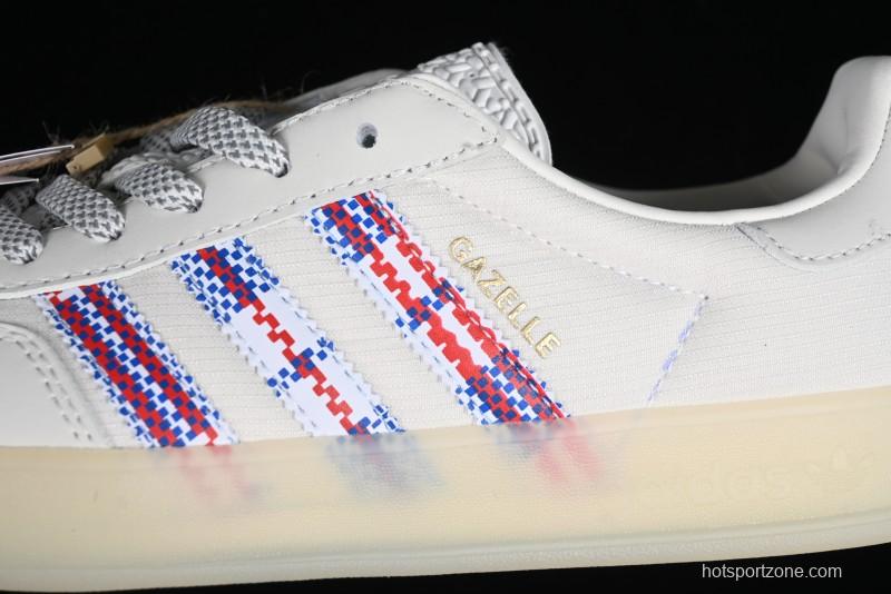 Adidas Originals Gazelle Indoor IH7608 Retro Casual Slip-Resistant Wear-Resistant Low-Top Sneakers - IH7608