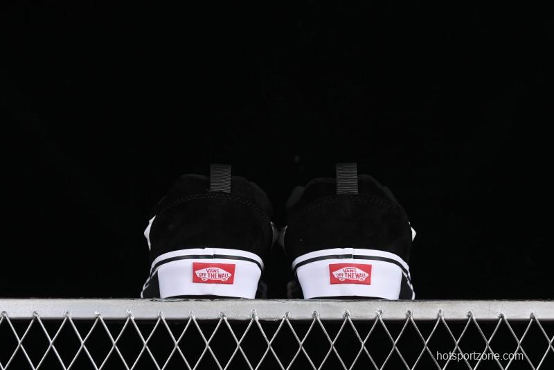 Vans Classics Knu Skool Retro Skate Shoes with Enlarged Toe and Thickened Tongue - VN0009QCWBL