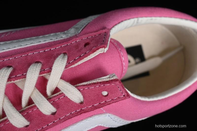 Vans Style 36 Decons Dragon Fruit Color Half-Moon Toe Vulcanized Casual Skate Shoes - VN000MT6PIN