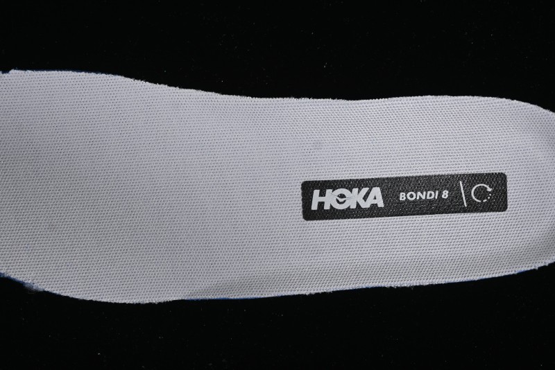 HOKA ONE ONE Bondi 8 Performance Cushioned Running Shoes with Engineered Mesh Upper - 1123202 SHMS