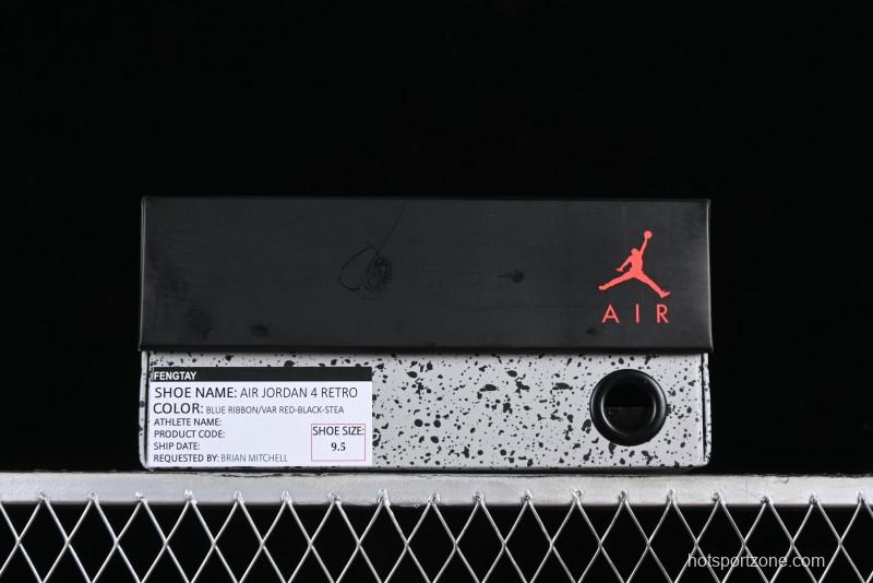 Nike Air Jordan 4 Retro Basketball Shoes with Premium Suede and Eminem Encore Design - AJ4