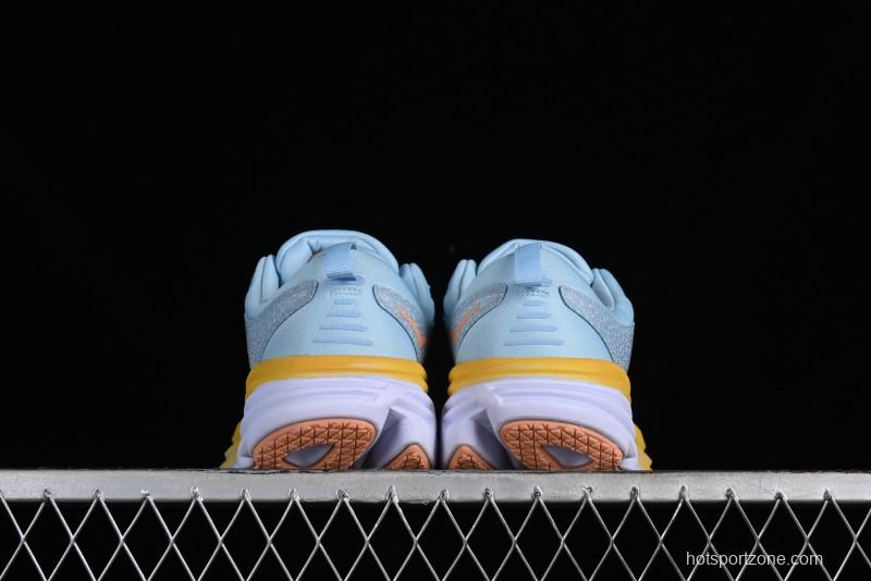 HOKA ONE ONE Bondi 8 Functional Cushioned Running Shoes with Engineered Mesh Upper - 1127954 SSCA