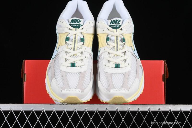 Nike Zoom Vomero 5 Retro Casual Running Shoes with EVA Midsole Cushion - FZ8361-100