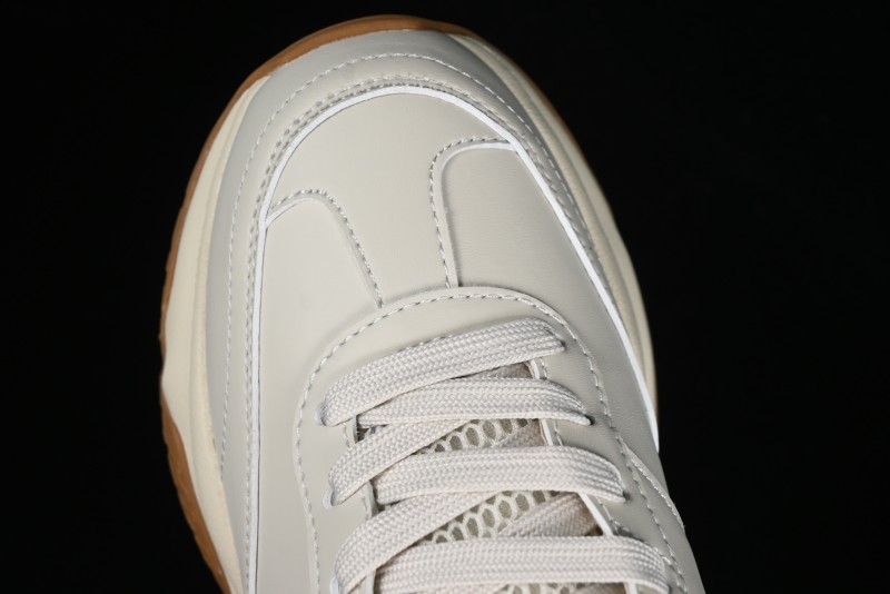New York Yankees MLB Chunky Runner Denim Monogram Lightweight Casual Sneakers - 3ASHCRM3N43BRS