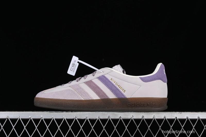 Adidas Originals Gazelle Indoor Kith Retro Casual Slip-Resistant Wear-Resistant Low-Top Sneakers - IH0120