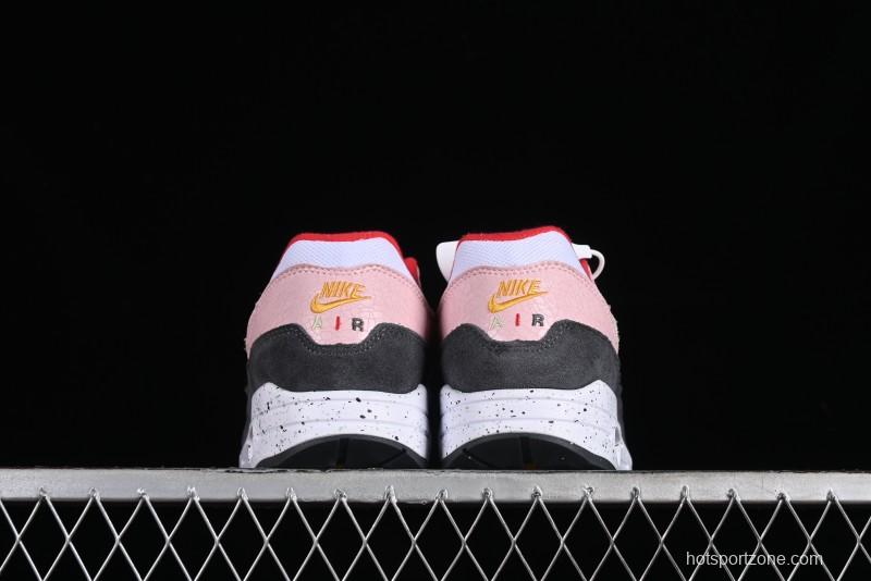 Nike Air Max 1 Retro Running Shoes with Half-Sole Air Cushion - FZ4133-640