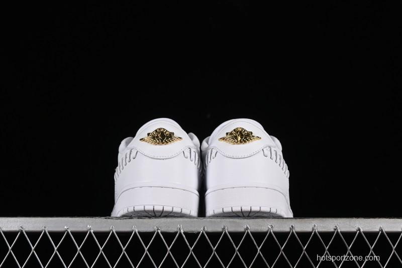 Nike Air Jordan 1 Low Method of Make Casual Sneakers in White Gold - FN5032-100
