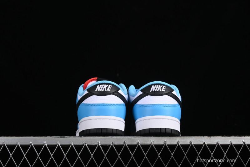 Nike Dunk Low Next Nature "N7" SB Casual Skate Shoes with Vibrant Color Blocking - HJ9088-488