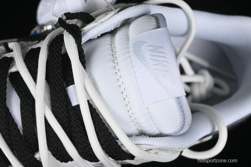 Nike Dunk Low CNY Year of the Dragon Limited Edition SB Lace-Up Casual Sneakers with Silver-White Design - DV0831-101