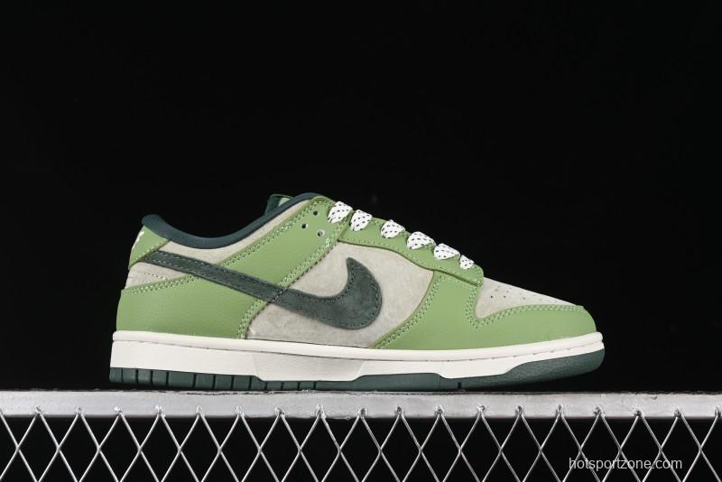 Nike SB Dunk Low UN Collaboration - Flying Spring Green Anniversary High-End Custom Low-Top Casual Skate Shoes - JH8310-959