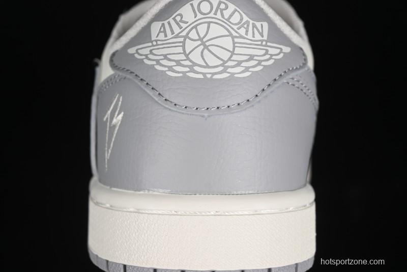 Nike Travis Scott x Fragment Design x Air Jordan 1 Low OG SP AJ1 Collaboration Sneakers - DM7866-021