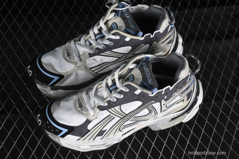 Balenciaga Runner Kith Four Color Retro Casual Shoes - W3RMU0150