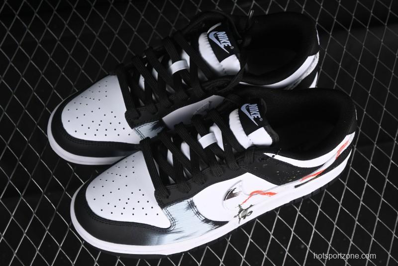 Nike Dunk Low SB Casual Skateboarding Shoes Black Myth Wukong Themed Custom - DD1391-114