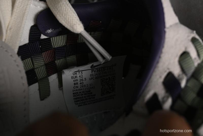 Nike Footscape Woven Asymmetrical Knit Low-Top Lifestyle Sneakers with Nike Air Cushion - FV3615-191