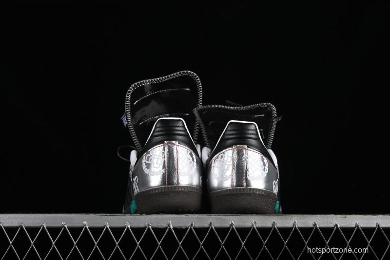 Adidas Originals Samba OG Low Top Casual Sneakers with Panda Mischief Design - IG1024