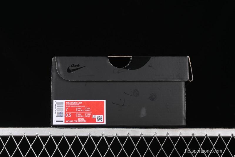Nike SB Dunk Low Supreme Collaboration - Double Swoosh Beige Navy Anniversary Custom Low-Top Casual Skate Shoes - XX2025-668