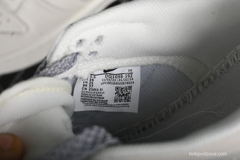 Nike SB Dunk Low Supreme Collaboration - Off White Gray Swoosh Anniversary Custom Low-Top Casual Skate Shoes - DQ1098-392