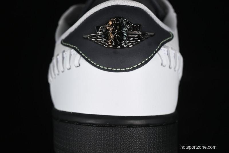 Nike Air Jordan 1 Low Method of Make Casual Sneakers with Metallic Grey Design - HM3689-001