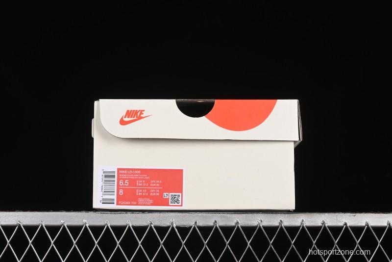 Stussy x Nike Roshe Run LD-1000 Comfortable Versatile Non-Slip Durable Waffle Low-Top Casual Running Shoes - FQ5369-700