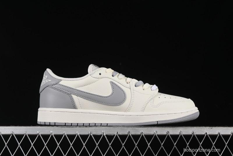 Nike Travis Scott x Fragment Design x Air Jordan 1 Low OG SP AJ1 Collaboration Sneakers - DM7866-021