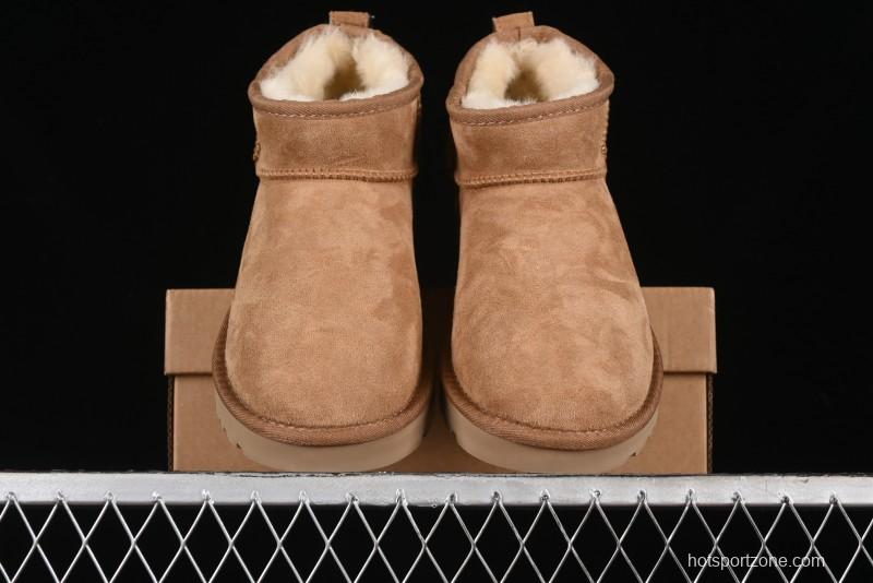 UGG Classic Ultra Mini Short Boots with Genuine Australian Shearling and TREADLITE Outsole - 1116109