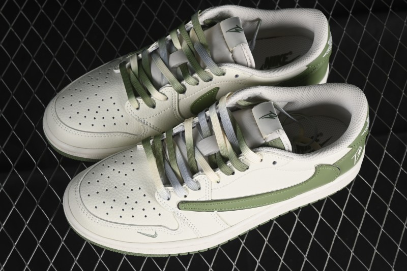 Nike Travis Scott x Fragment Design x Air Jordan 1 Low OG SP AJ1 Low Top Casual Sneakers - DM7866-019