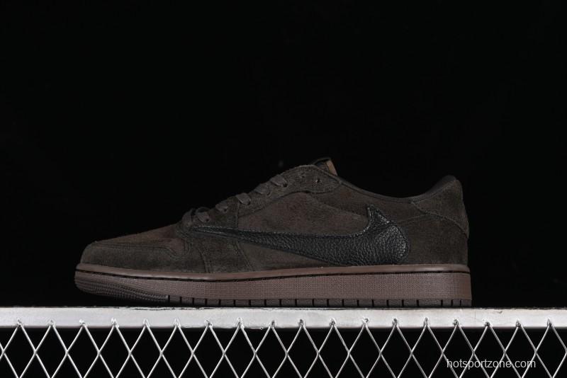 Nike Travis Scott x Air Jordan 1 Low OG Retro Sneakers - DM7866-202