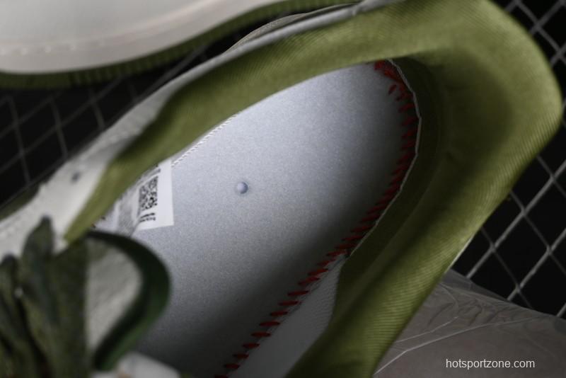 Nike Air Force 1 '07 Low Gucci Collaboration - Beige Green Linen Casual Sneakers - XZ3398-588