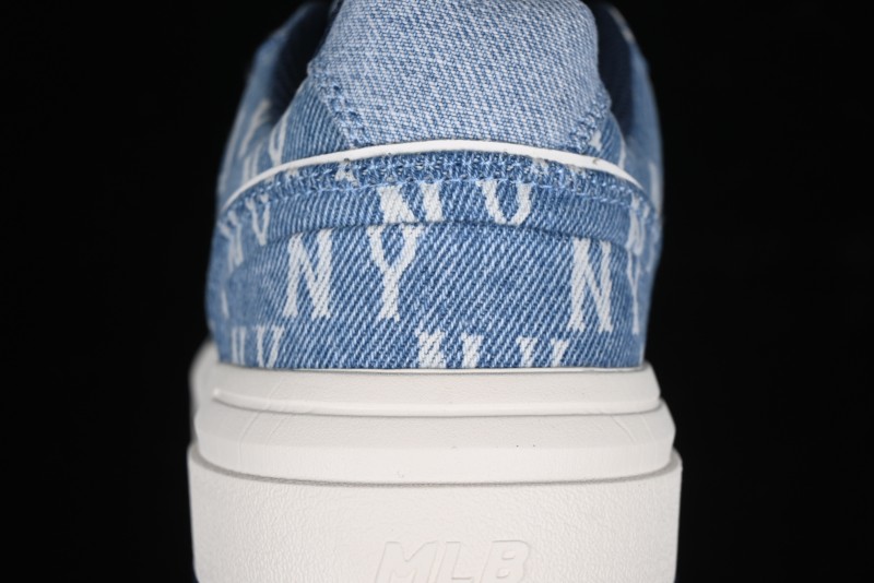 New York Yankees MLB Chunky Liner Denim Basic Platform Sandals - 3ASXCDC4N50BLS