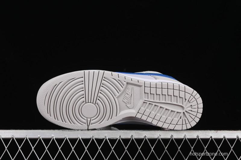 Nike Dunk Low SB Silver Surfer Skateboarding Shoes with Metallic Silver Upper - HF0391-001